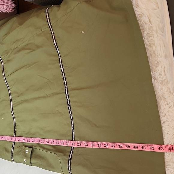 Hot Topic Social Collision Green Zip-Off Maxi Skirt Plus Size - Picture 12 of 16